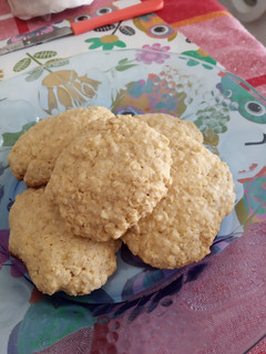 Una foto de Galletitas de avena y miel