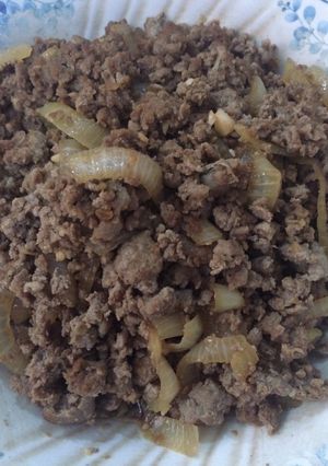 Foto resep Daging cincang bumbu teriyaki