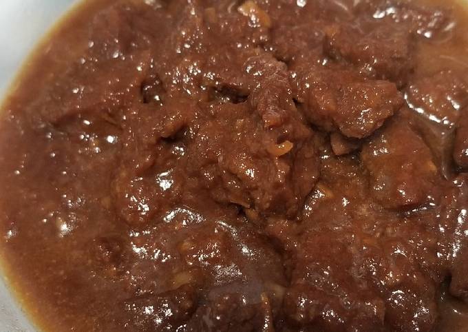 Semur daging simple