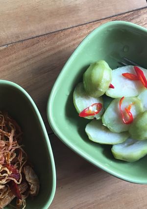 Hình của món Cóc ngâm muối đường.