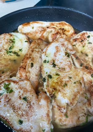 Foto principal de Filetes de pavo con albahaca y limón ￼