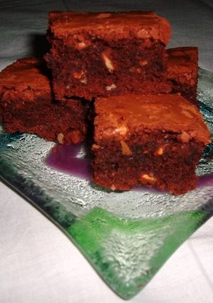 Una foto de Brownies de chocolate