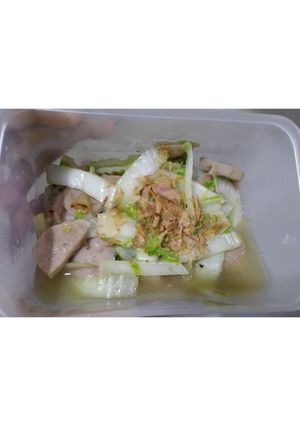 Foto resep Sawi (pecay) baso simple