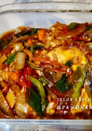 Foto resep Telor ceplok kecap