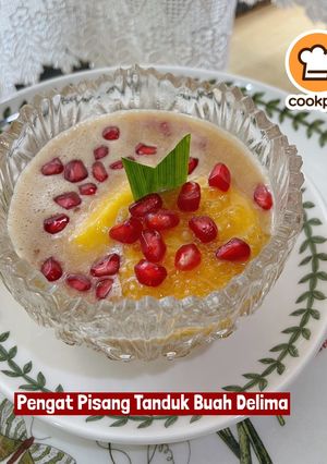 Gambar 👩🍳Pengat Pisang Tanduk Buah Delima