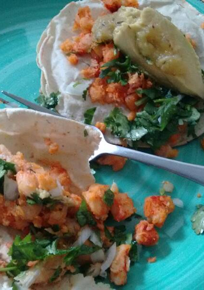 Una foto de Tacos de pescado. ॐ