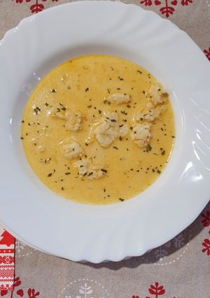 Sajtkrémleves recept fotója