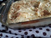 Una foto de pastel de papas de mi abuela