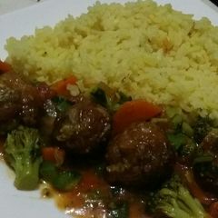 A picture of Meat balls.