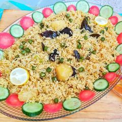 Matar pulao A picture of Matar pulao.