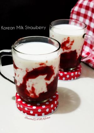 Foto resep Korean Milk Strawberry