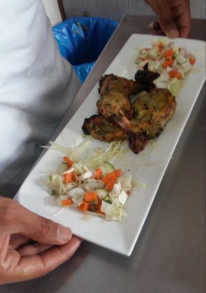 A picture of Afgani chicken.