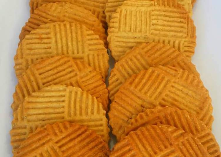 Recipe of Perfect Oats, Whole grain wheat flour, honey and Cardamom biscuits