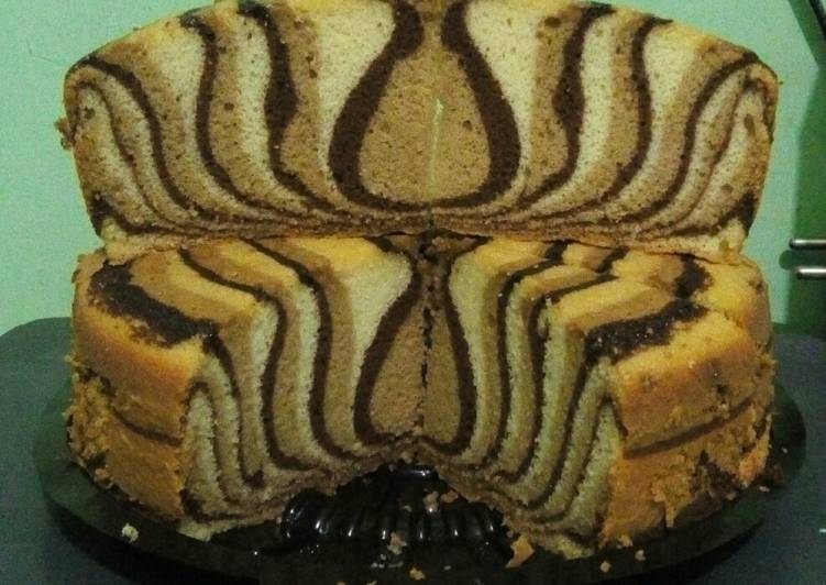 Resep Bolu macan (Tiger cake 🐯), Enak