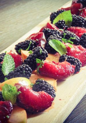 A picture of Early Autumn Fruit Platter.