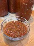 Canned Garden Tomato Salsa