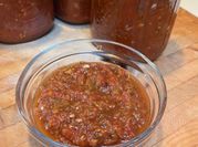 A picture of apple salsa
