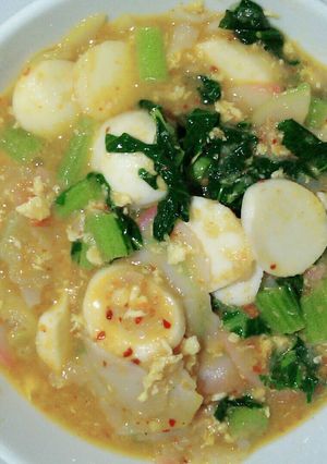 Foto resep Seblak bakso ikan