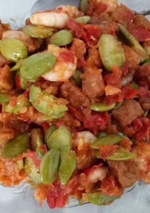 Foto resep Sambel pete dan udang