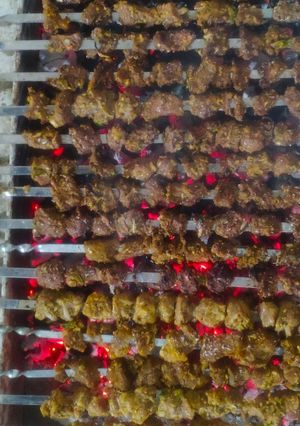 عکسی از دستور کباب گوشت شتر