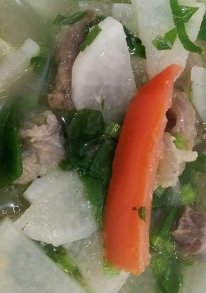 Foto resep Sop lobak daging tetelan