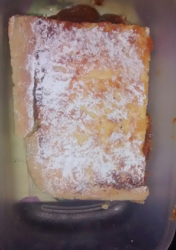 Una foto de Tarta de ricota y dulce de leche