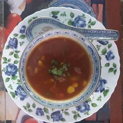 A picture of Tomato soup.