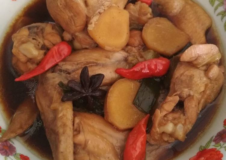 Resep MANTAP! Semur ayam (lu rou ala Taiwan) masakan harian