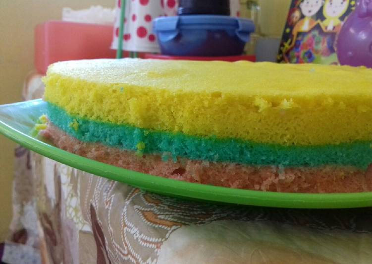 Resep Bolu Kukus Warna, Enak