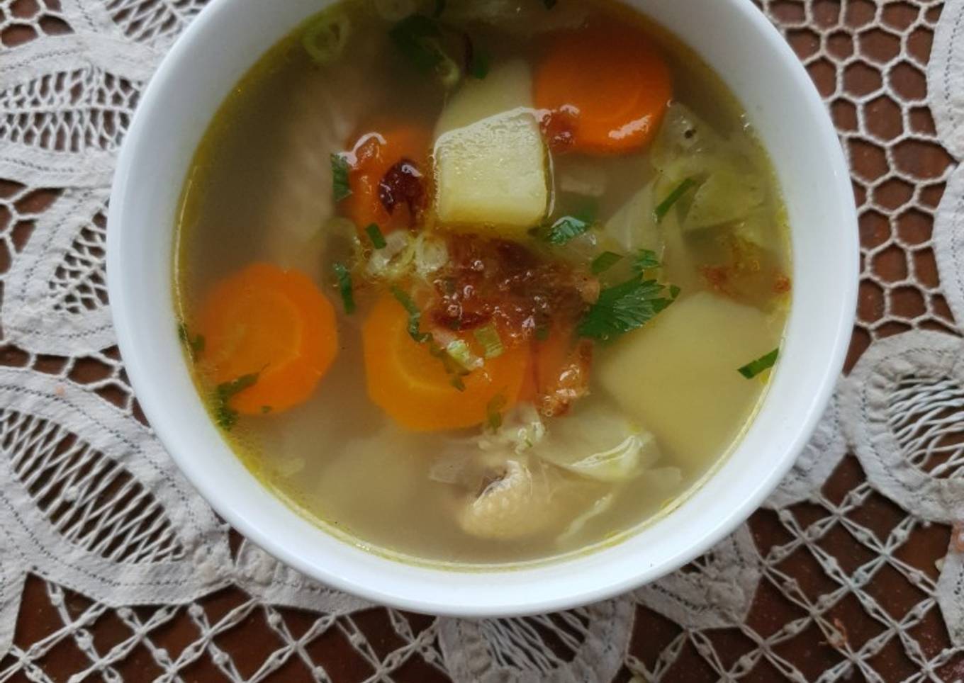 Sop Ayam Ala Pak Min Klaten