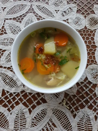 Cara Gampang Membikin Resep Sop Ayam Ala Pak Min Klaten yang  Bikin Ketagihan Anti Ribet, Lezat Sekali