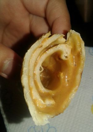 Una foto de Panqueques con dulce de leche!!