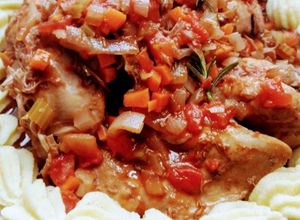 Una foto de Pollo a la cacciatore (cazador)