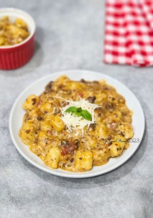 Foto resep Gnocchi Cheese Bolognese