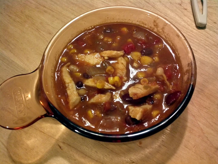 Simple Way Make Recipe Nate&amp;#39;s Oh so easy 3 bean chicken chili that is Delicious, Tasty}