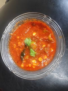 कॉर्न कैप्सिकम मसाला (corn capsicum masala recipe in Hindi) रेसिपी मुख्य फोटो