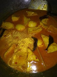 Foto resep Sayur tahu telur bumbu kuning