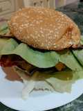 Hamburger finger food messicano