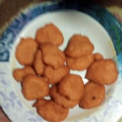 A picture of Kosai doya/yam fritters.
