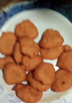 A picture of Kosai doya/yam fritters.