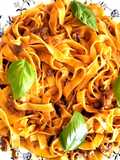 Tagliatelle with Mushroom Ragù