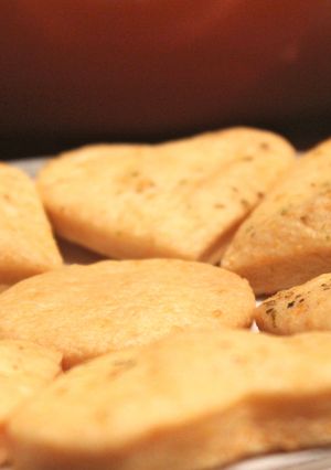 A picture of Cheddar Cheese Puffs.
