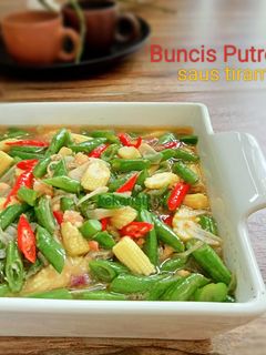 Foto resep Buncis Putren Saos Tiram