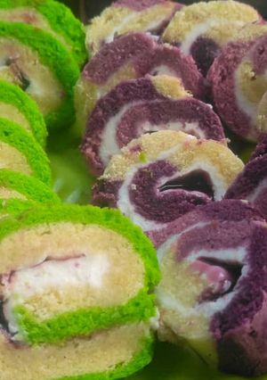 Foto resep Steamed roll cake