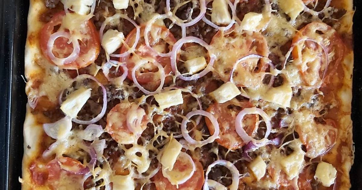 Home made meat deluxe pizza Recipe by Shirley Muhati Cookpad