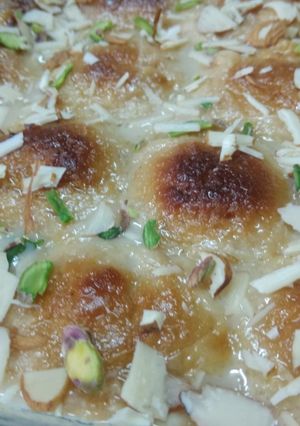 A picture of Baked Jaggery Rusgulle.