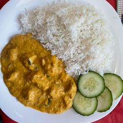 Butter chicken A picture of Butter chicken.