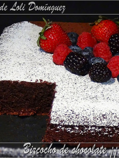 Una foto de Bizcocho de chocolate sin gluten