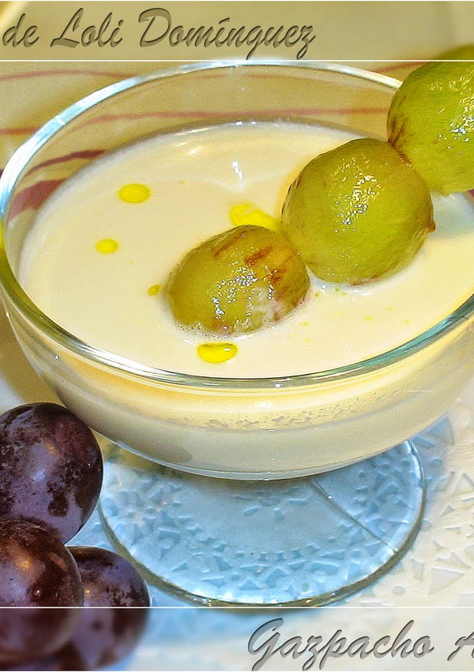 Una foto de Gazpacho Ajoblanco