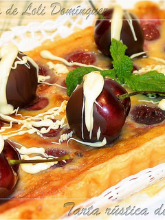 Foto principal de Tarta rústica de cerezas